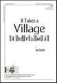 It Takes a Village SATB choral sheet music cover